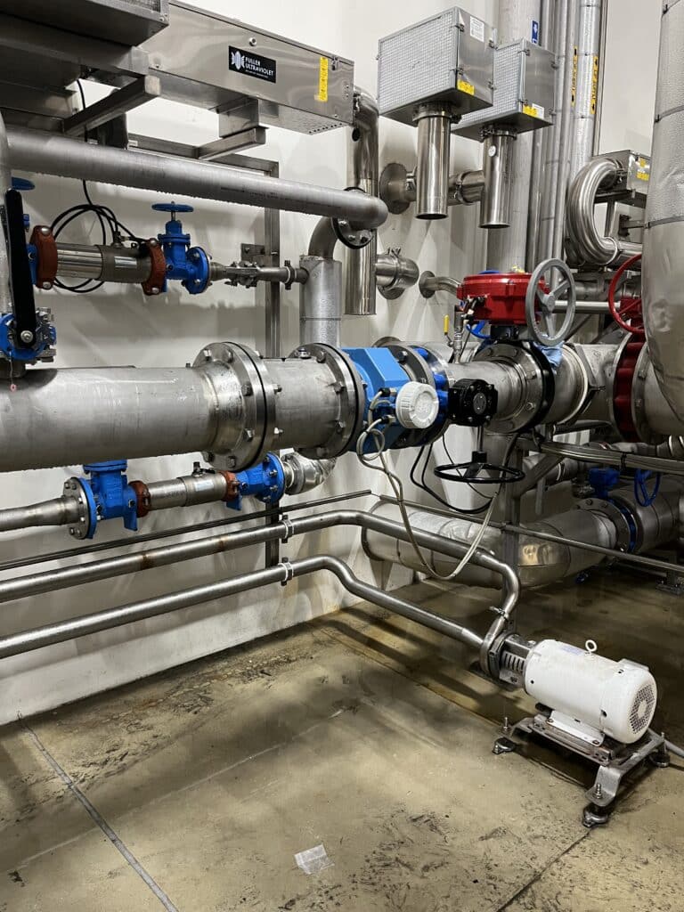 Water saving valve installation